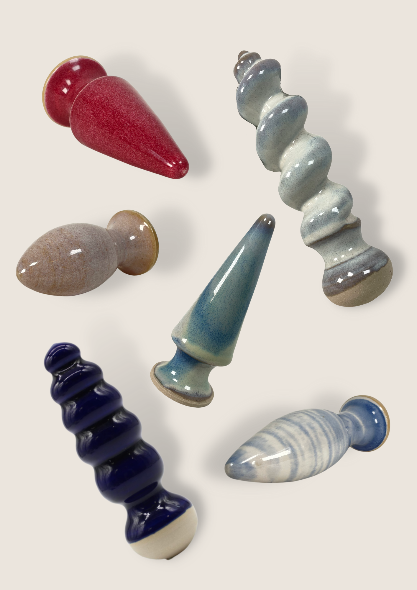 Please Yourself! With our BRAND NEW Sensual Ceramic Playthings...