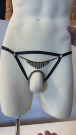 Load and play video in Gallery viewer, Jules describes the Deco lasso thong by Moot Lingerie
