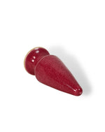 Load image into Gallery viewer, Ceramic Cone Butt Plug in Deep Rose
