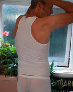 Load image into Gallery viewer, Hollywood White Racerback Vest
