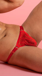 Load image into Gallery viewer, Lace McQueen in Red
