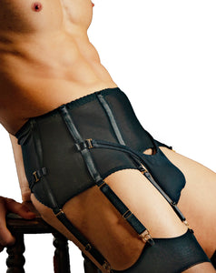 Close up of suspender belt basque for men by Moot lingerie Sexy lingerie, lingerie for men, mens lingerie, men’s lingerie, knickers for men, panties for men, mans panties, pantee for men, mens sexy knickers, sissy knickers for men, sissy, panties, sex toys, adult toys, guys in mesh, sheer fishnet, hot guys in lingerie, open panties for men, hot gay panties, ouvert sissy panties, open front knickers for men, mens open panties, mens corset, mens suspender belt, mens stockings, suspenders for him, nylon lovers