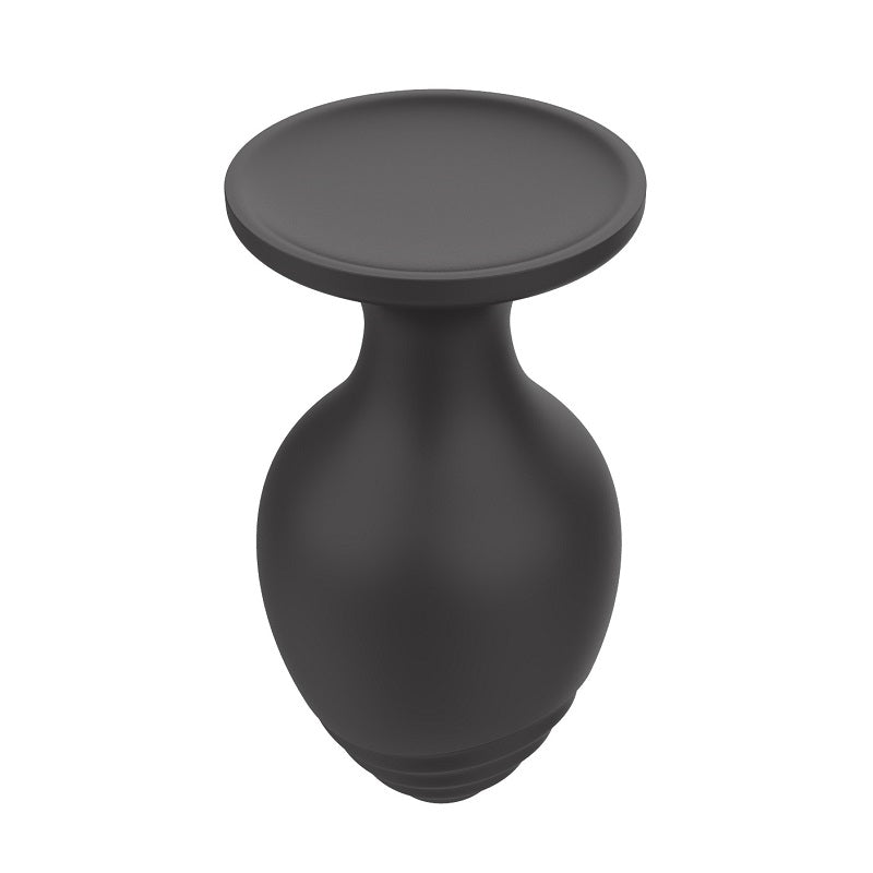 Ribbed Silicone Butt Plug