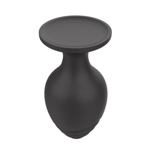 Ribbed Silicone Butt Plug